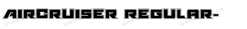 Aircruiser Regular字体转换